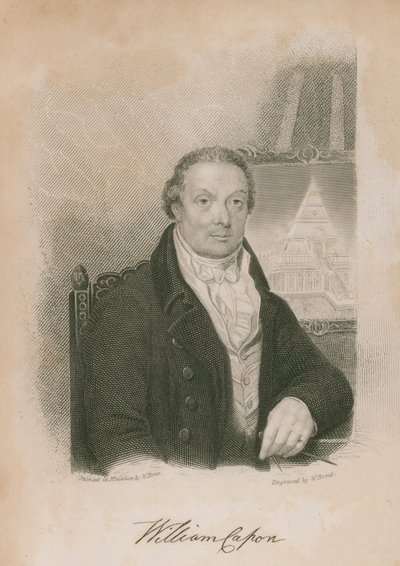 William Capon, Zeichner und Maler von Architektur und Landschaften für seinen verstorbenen königlichen Hoheit den Herzog von York von William Capon